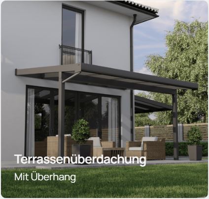 Terrassenüberdachung Mit Überhang